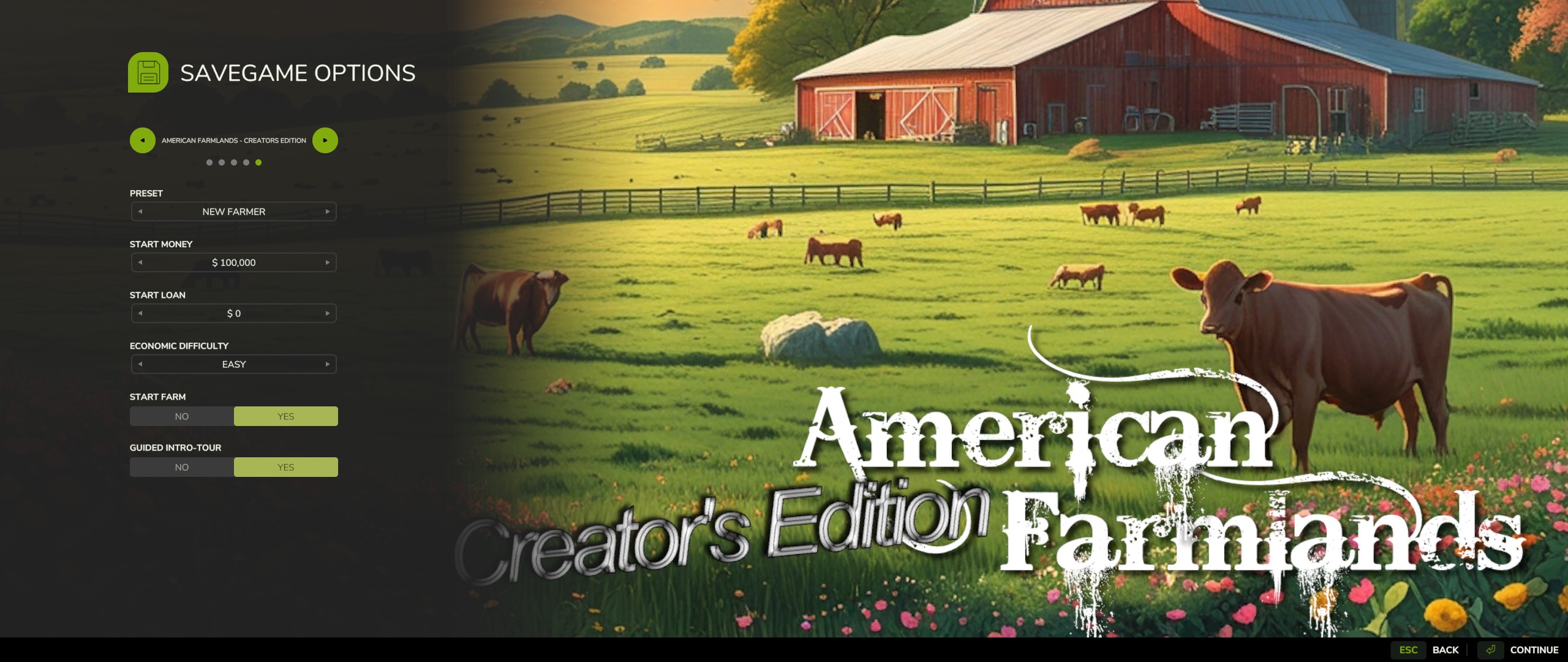 Cover image for FS25 American Farmlands Creators Edition
