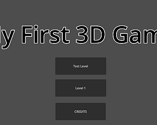First 3D Game!