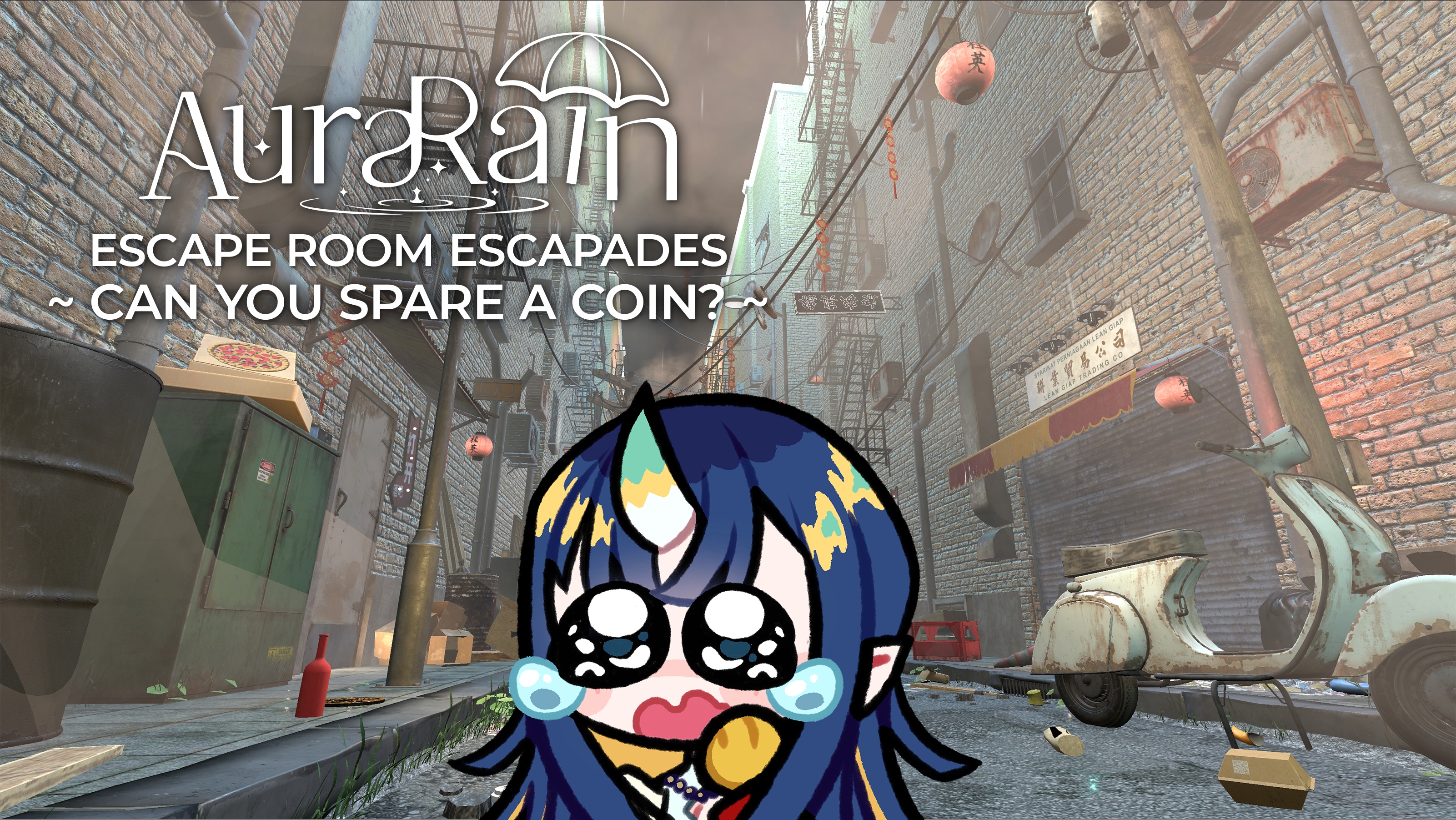 AuraRain Escape Room Escapades ~Can you spare a coin?~~ by V4Mirai
