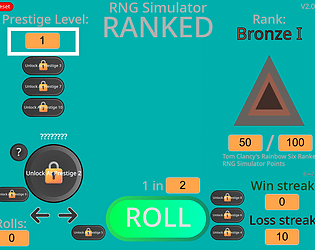 Ranked RNG Simulator