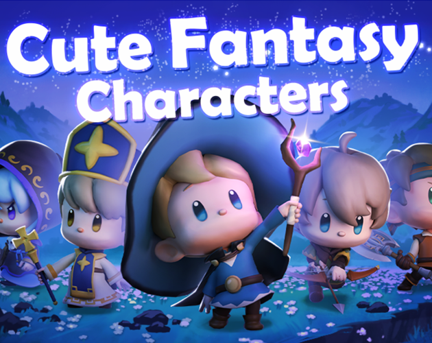Cute Character Library Modular Cute Fantasy Character Pack #1 by Sema Game Studio