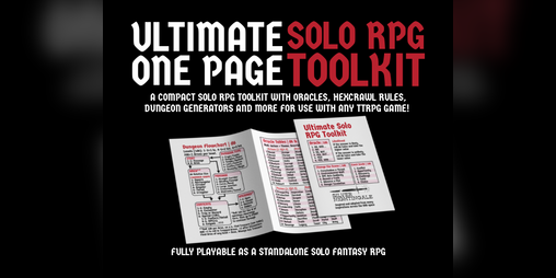 Cover image for Ultimate One Page RPG Toolkit 2.1