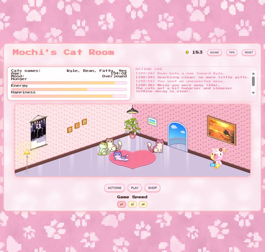 Cover image for Mochi's Cat Room