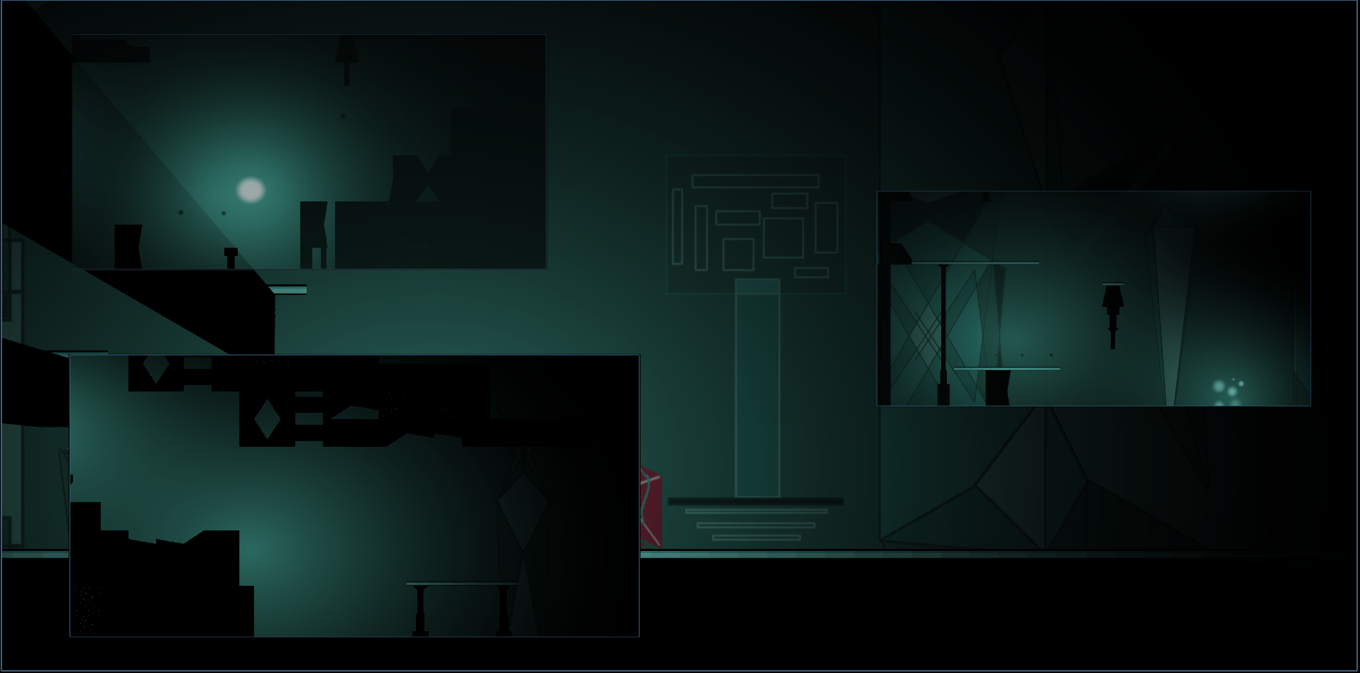 Futuristic Game asset, Dark Theme