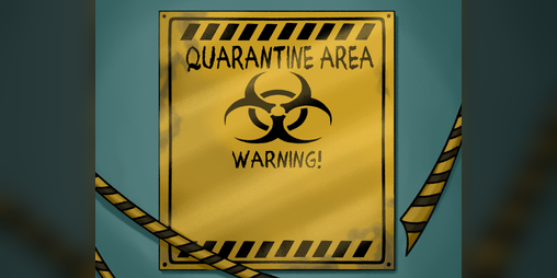 Cover image for QUARANTINE AREA