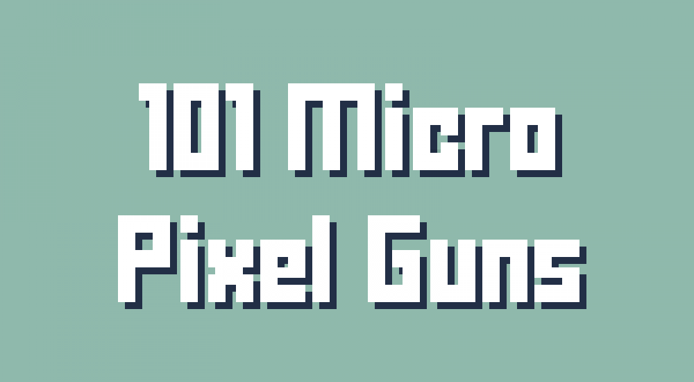 101 Micro Pixel Art Guns