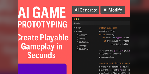 Show HN: Eidos – AI IDE that generates and edits game prototypes instantly