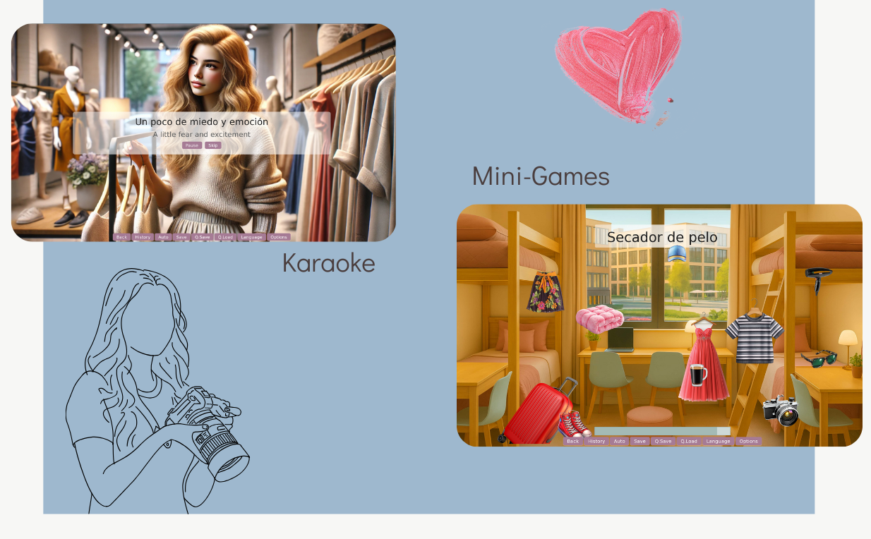 Karaoke and mini-games Karaoke and mini-games