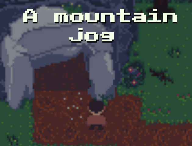 A mountain jog