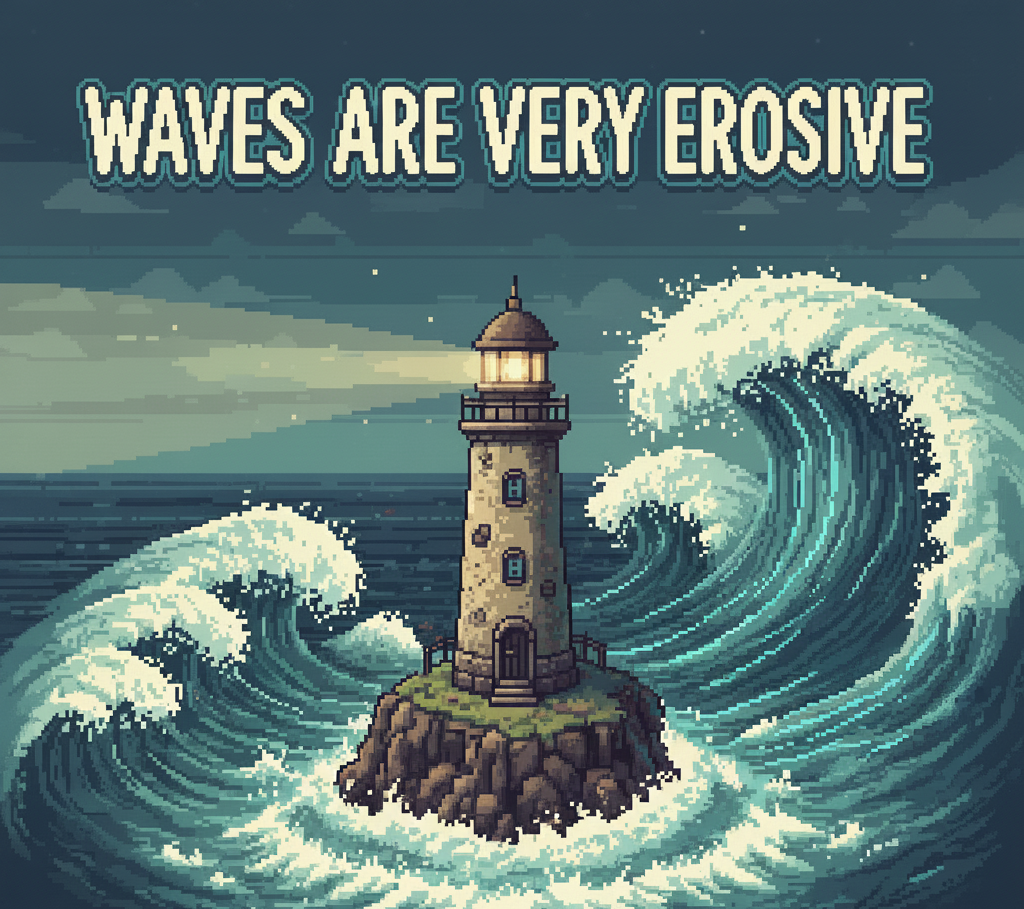 Cover image for Waves Are Very Erosive