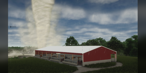 Cover image for FS25 Beef Slat Barn
