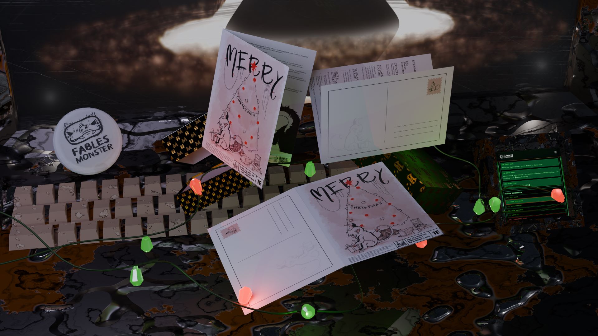 Cover image for KRAMP.EXE Christmas special edition for Mothership 1E