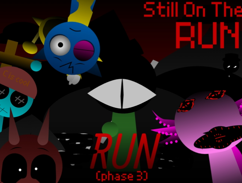 Sprunki Hypevile Still on the run V1.1 UPDATE