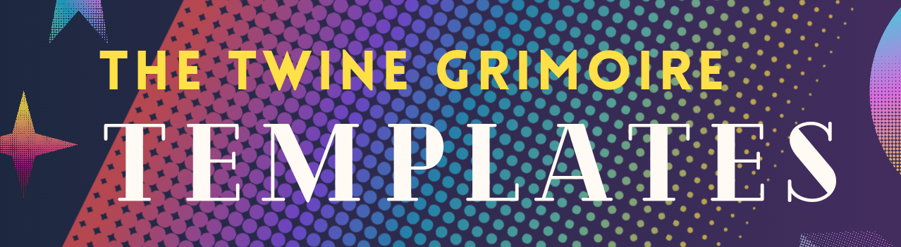 Twine Template ✦ Dialectic