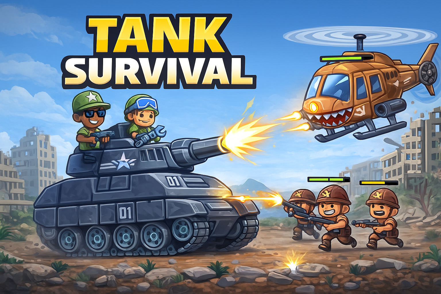 Tank Hero battle guard by R7 developer