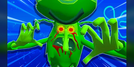 Cover image for Spongebob Horror Game: Graveyard Shift