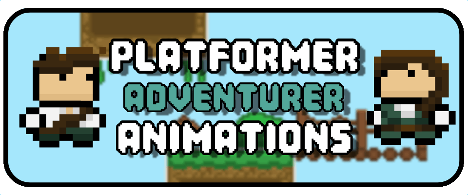 16x16 Adventurer Character Pack (Male + Female)