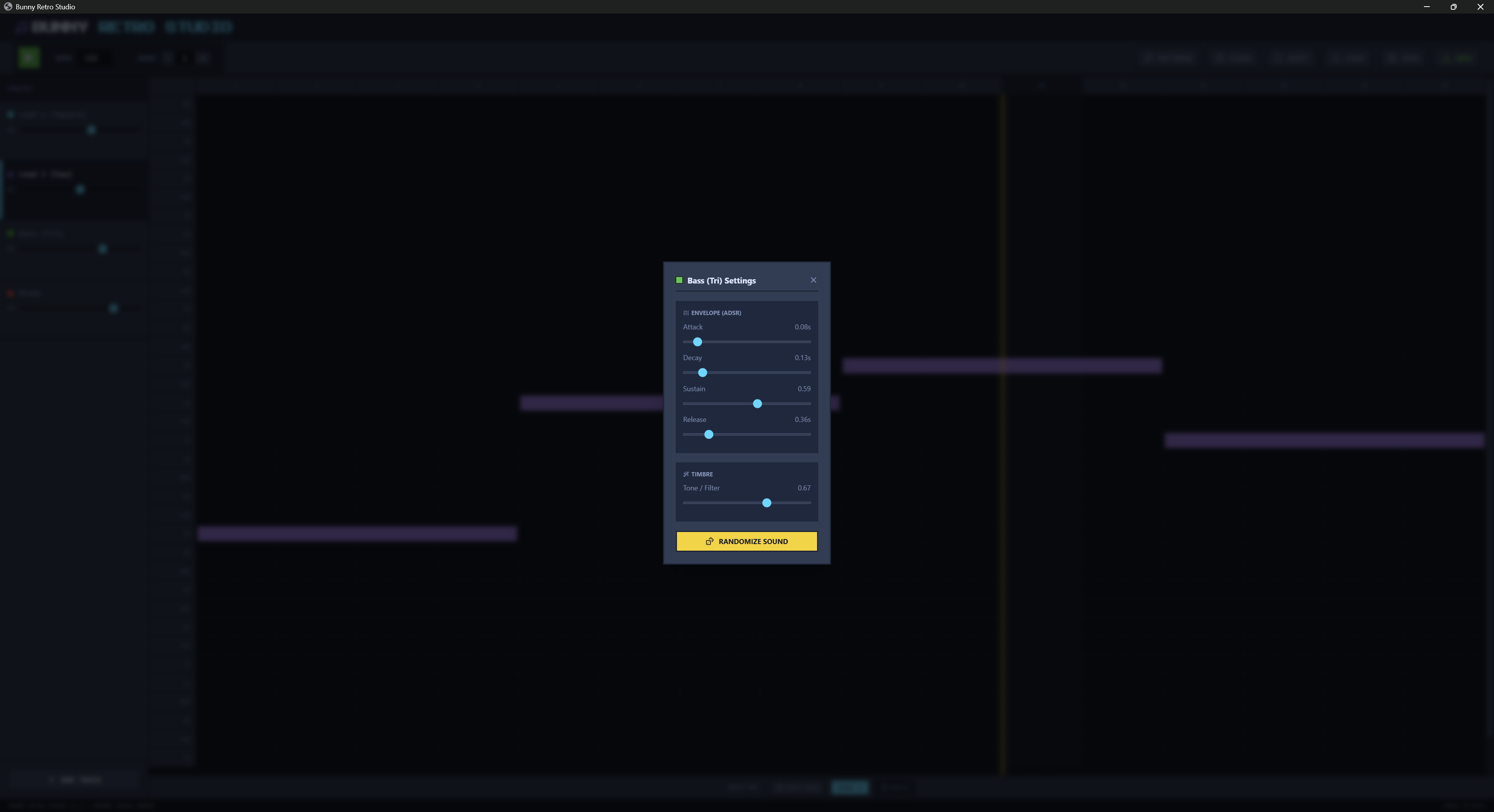 Bunny Retro Studio - Retro/8bit/MIDI music creator