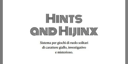 Cover image for Hints and Hijinx (Versione Italiana)