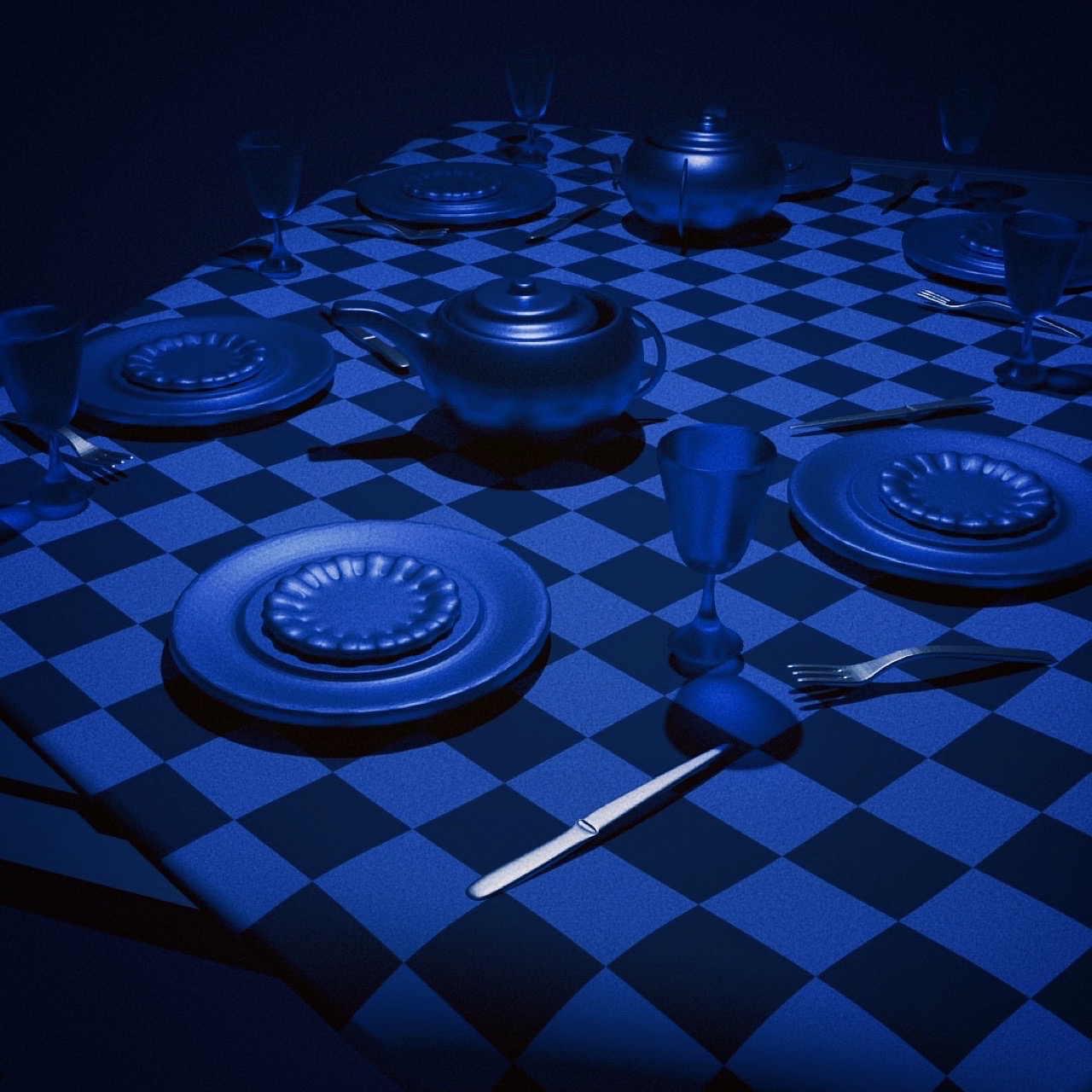 Moonlit Dinner | A Blender 3D Project