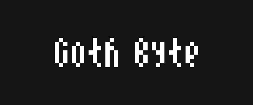 Goth Byte - Pixel Font