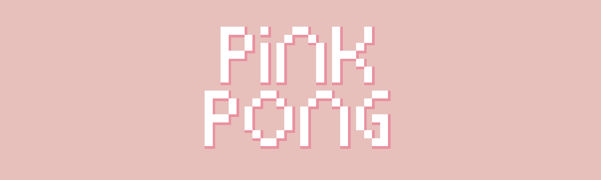 Pink Pong 🩷 – a Pong for the girlies!