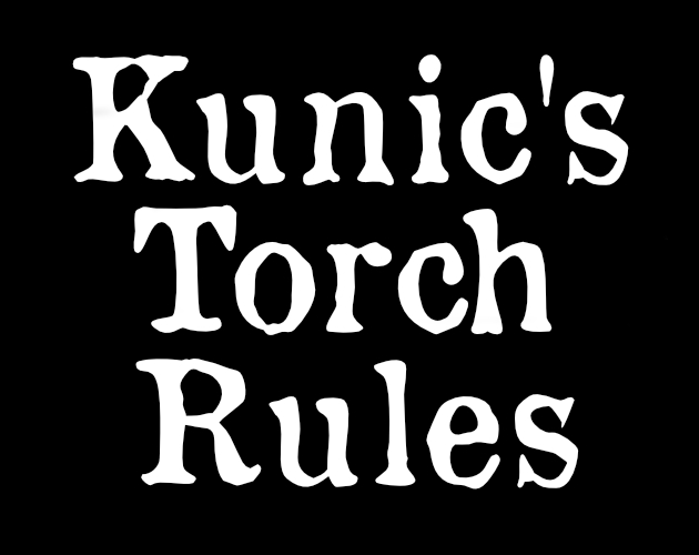 Cover image for Kunic's Torch Rules for Shadowdark