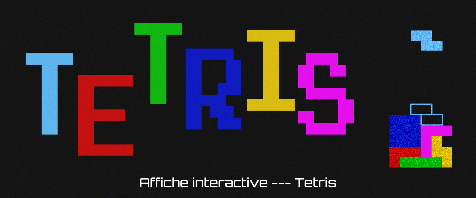 Tetris - affiche interactive