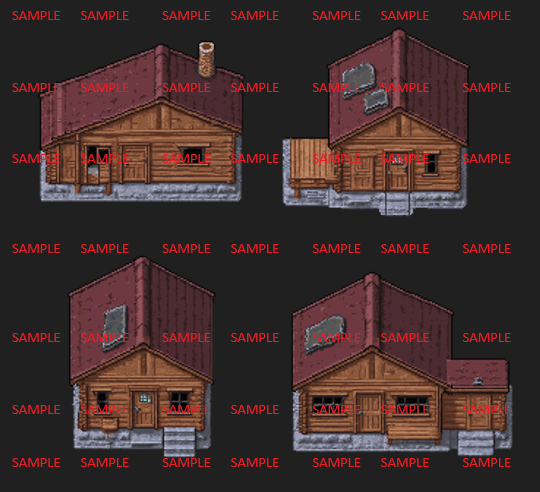 Collection of Rust Cabins by miroslaw88