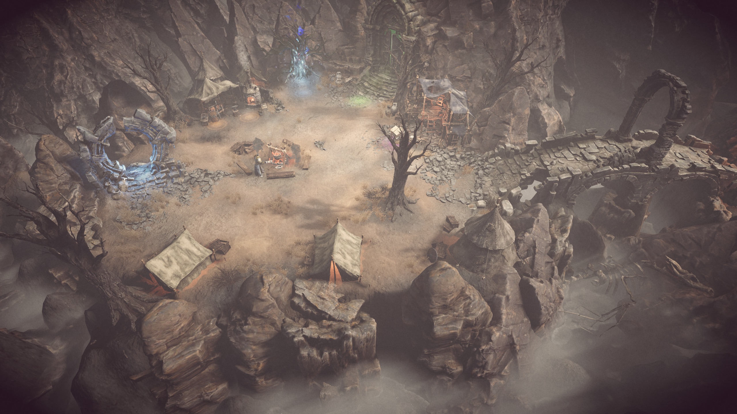 Explore the hub outside of the Crypt Explore the hub outside of the Crypt