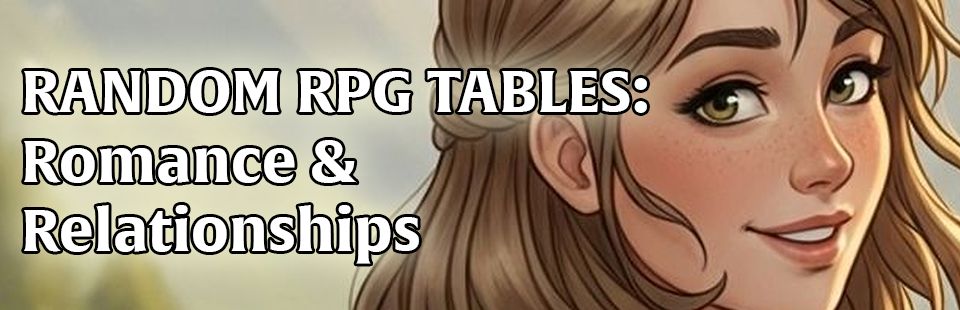 Random RPG Tables: Romance & Relationships
