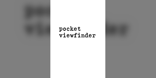 Cover image for Pocket Viewfinder