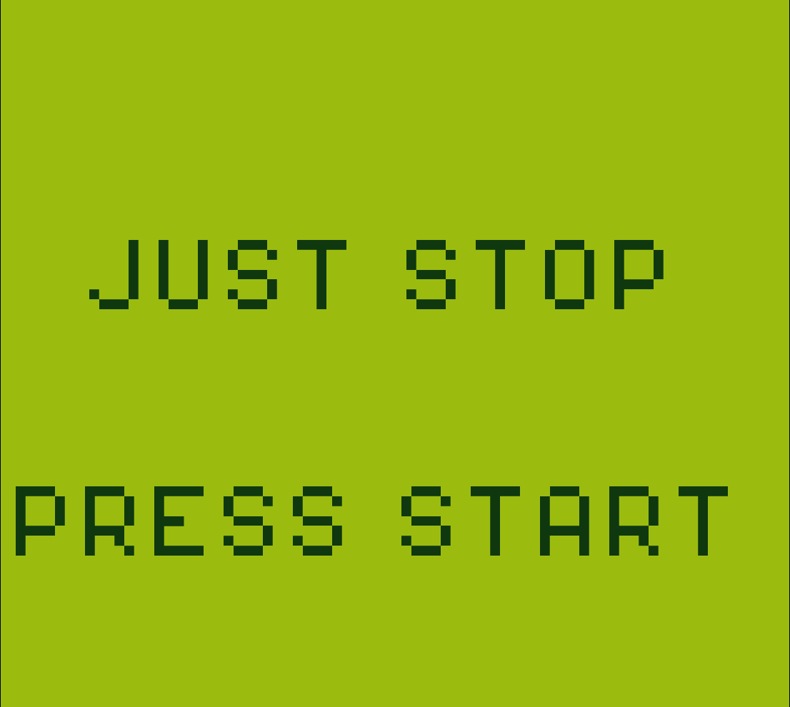 Cover image for Just Stop