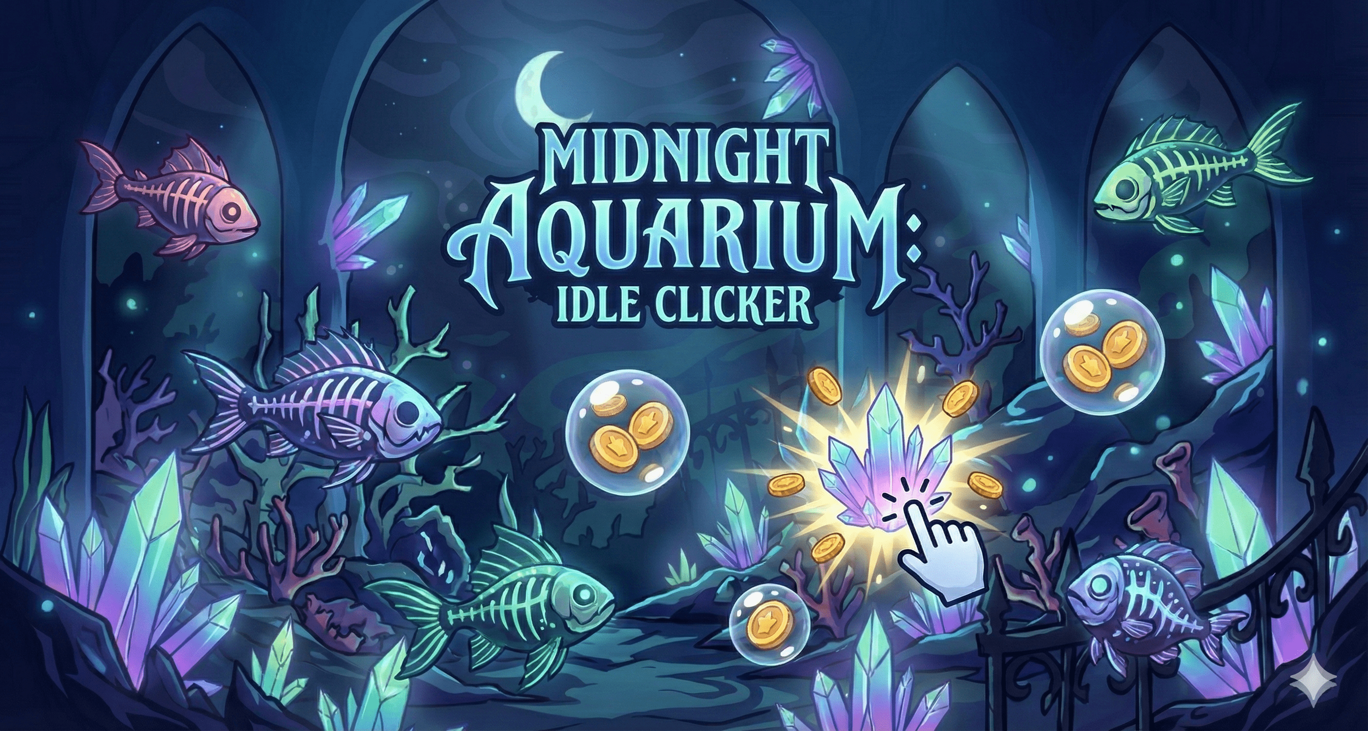 Midnight Aquarium: Idle Clicker by MorningDust · Store artwork