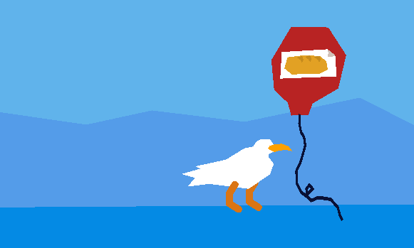 bread disguised balloon survival (2021)
