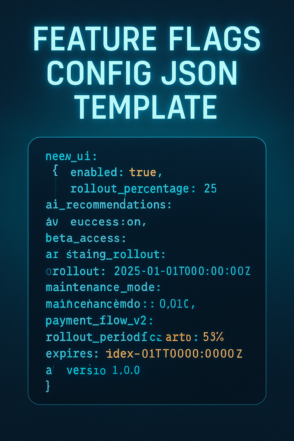 Feature Flags Config Template (Rollout + Beta + Controlled Release) by ...