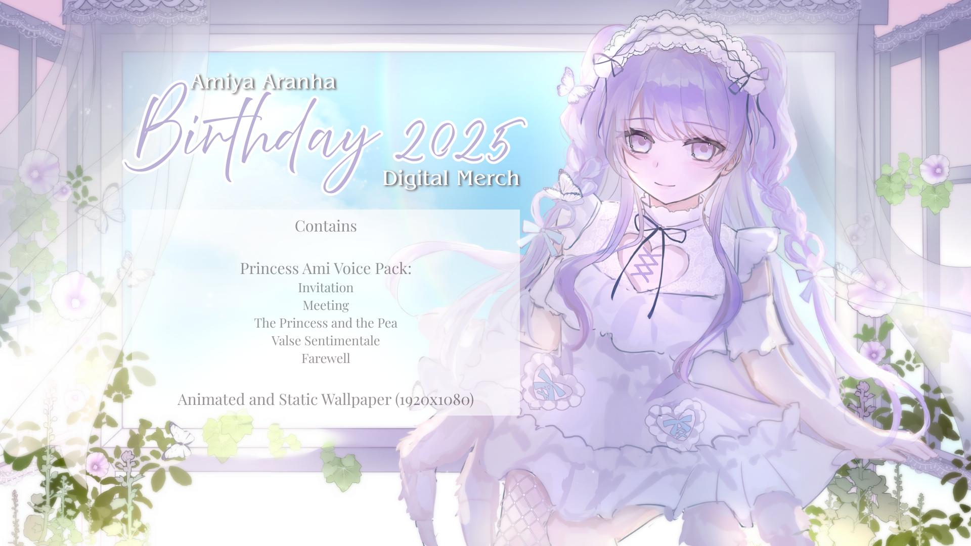 Cover image for Amiya's 2025 Digital Birthday Merch