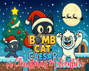Bomb Cat Caesar In Christmas Adventure