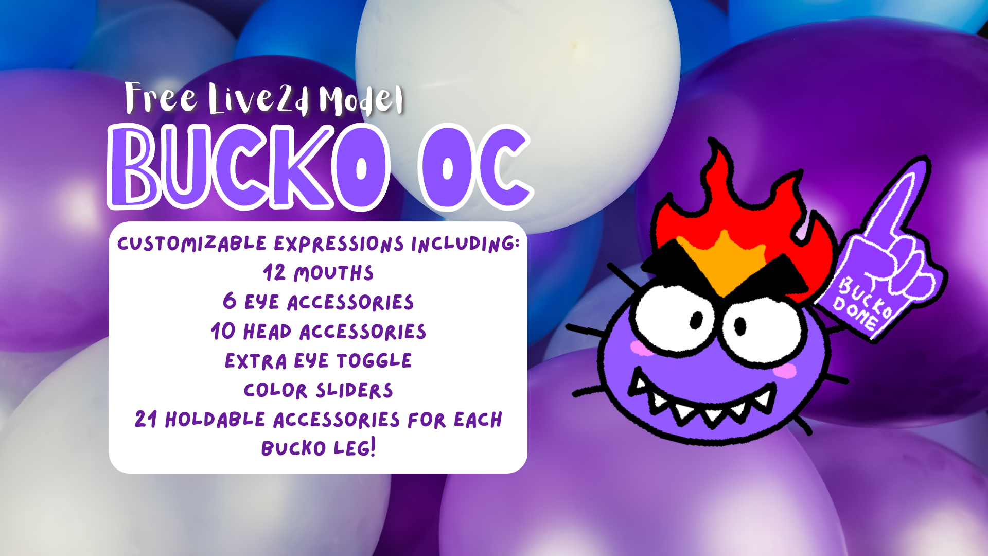 Cover image for Live2d Bucko OC Maker