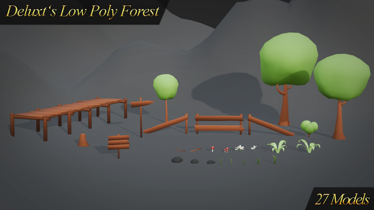 Deluxt's Low Poly Forest
