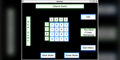 Num Sum - C Version by jja42
