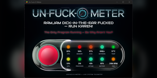 Cover image for Unfuck-O-Meter — Free Black Friday Edition