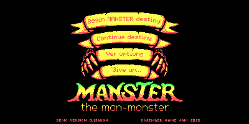 Cover image for MANSTER: the man-monster