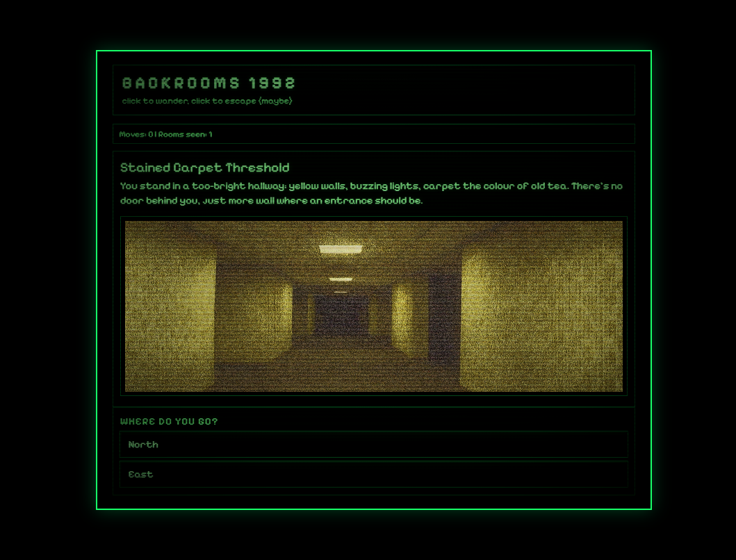 Cover image for Backrooms 1992