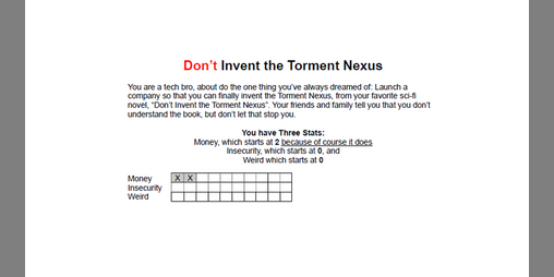Cover image for Don't Invent The Torment Nexus