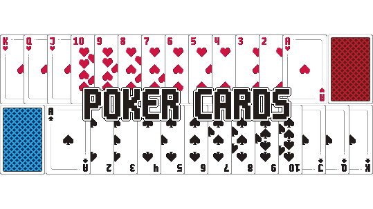 Pixel Poker Cards (65×101)
