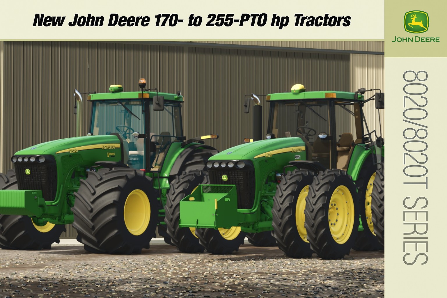 FS25 John Deere 8020 Series US by STX Farms