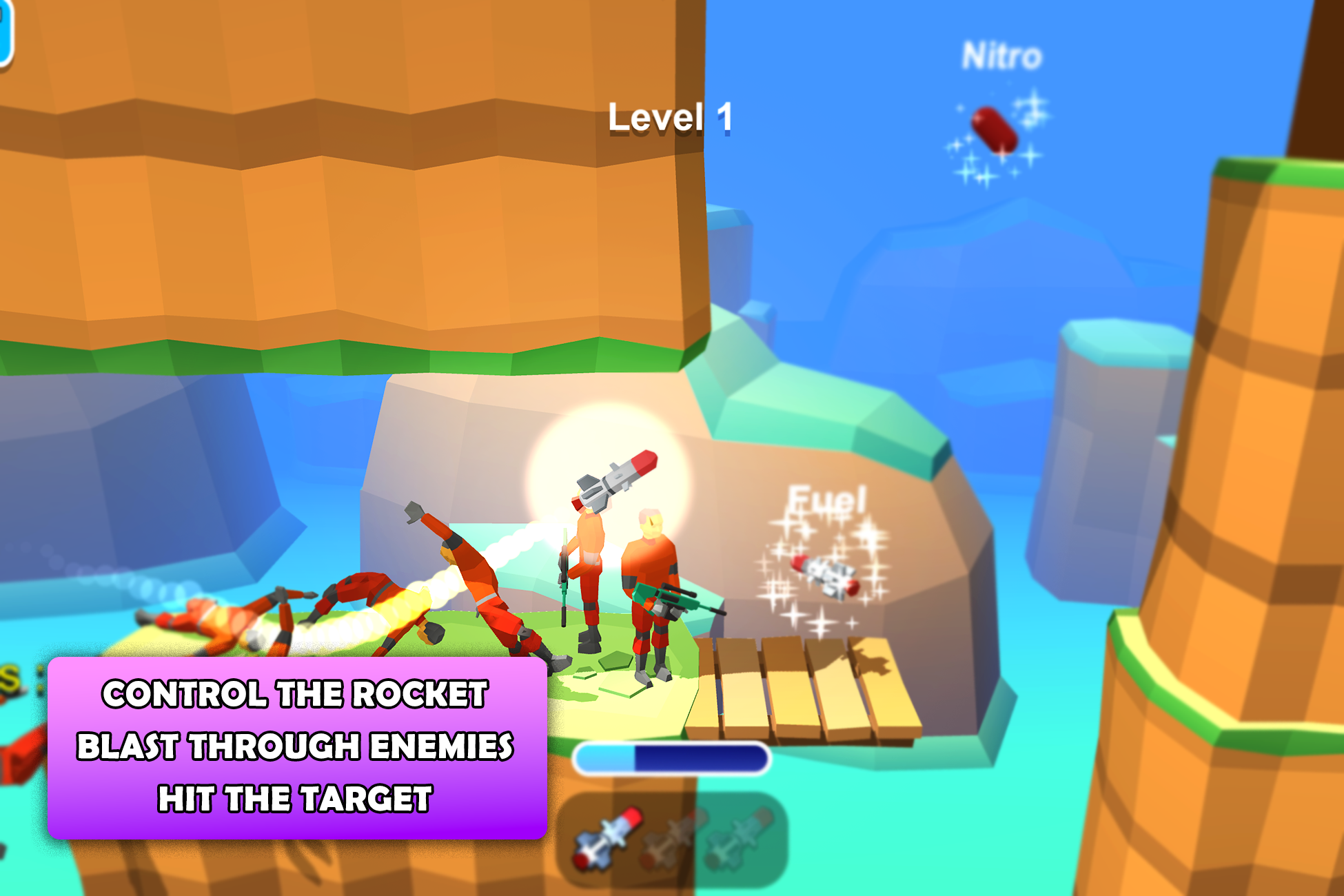 Rocket Control 3D - Unity Game Template by Black Rose Developers