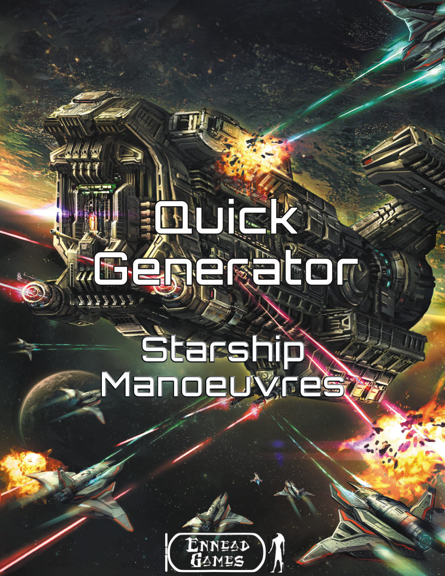 Quick Generator Starship Manoeuvres by Ennead Games