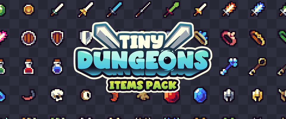 Tiny Dungeons : Items - Roguelike asset pack